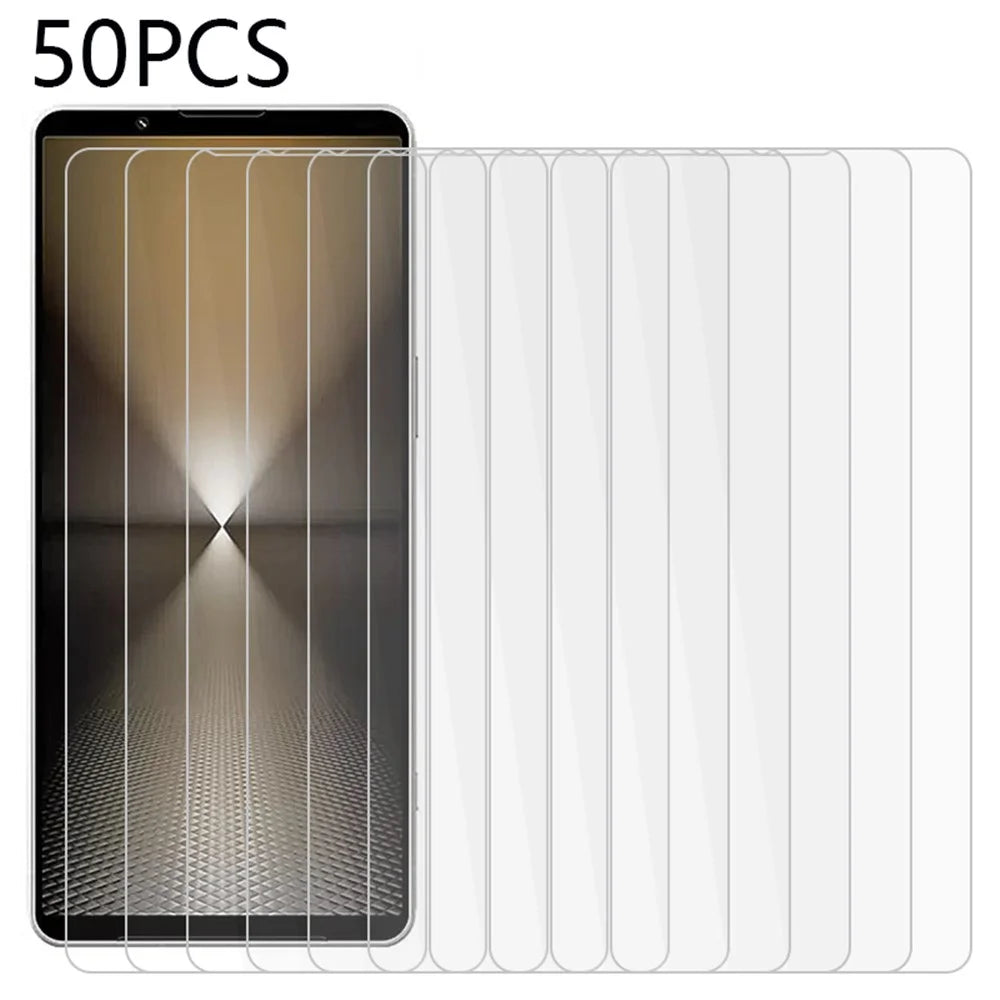 50PCS For Sony Xperia 1 VI 0.3mm 2.5D Screen Protector High Transparency Tempered Glass Film - 1