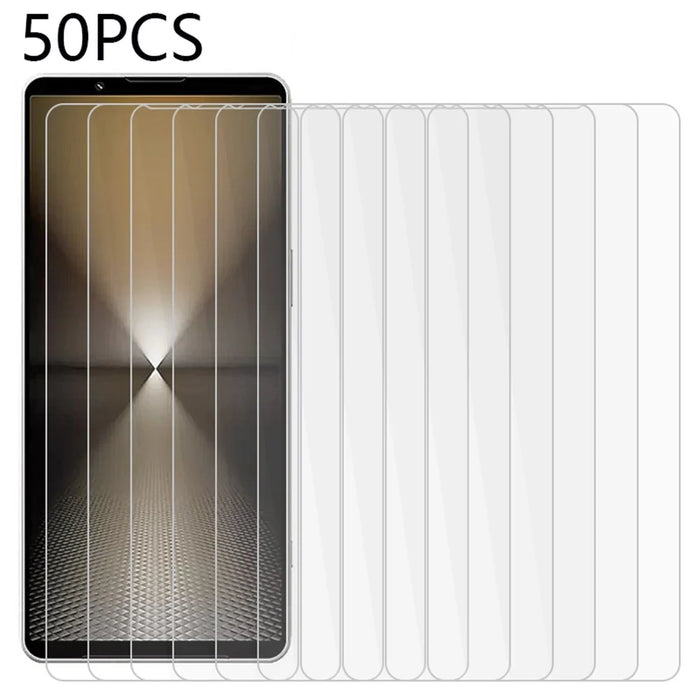 50PCS For Sony Xperia 1 VI 0.3mm 2.5D Screen Protector High Transparency Tempered Glass Film - 1