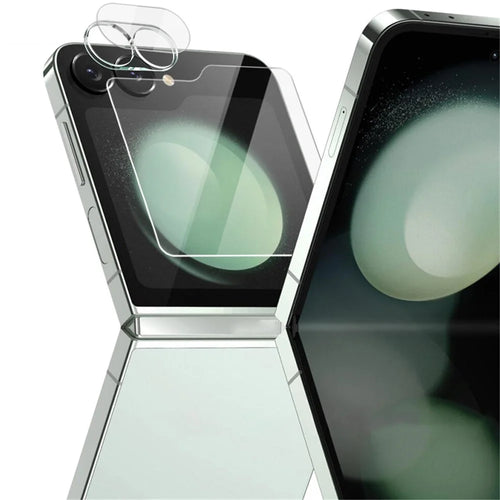 IMAK For Samsung Galaxy Z Flip6 5G Tempered Glass Camera Lens Protector with Rear Small Screen Film Set - 1