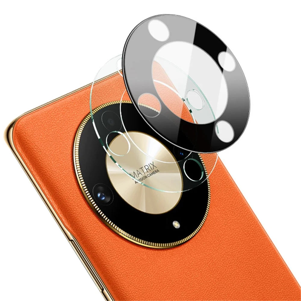 IMAK For Honor X9b 5G / Magic6 Lite 5G Tempered Glass Lens Protector+Acrylic Lens Cap (Black Version) - 1