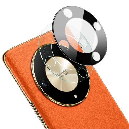 IMAK For Honor X9b 5G / Magic6 Lite 5G Tempered Glass Lens Protector+Acrylic Lens Cap (Black Version) - 1