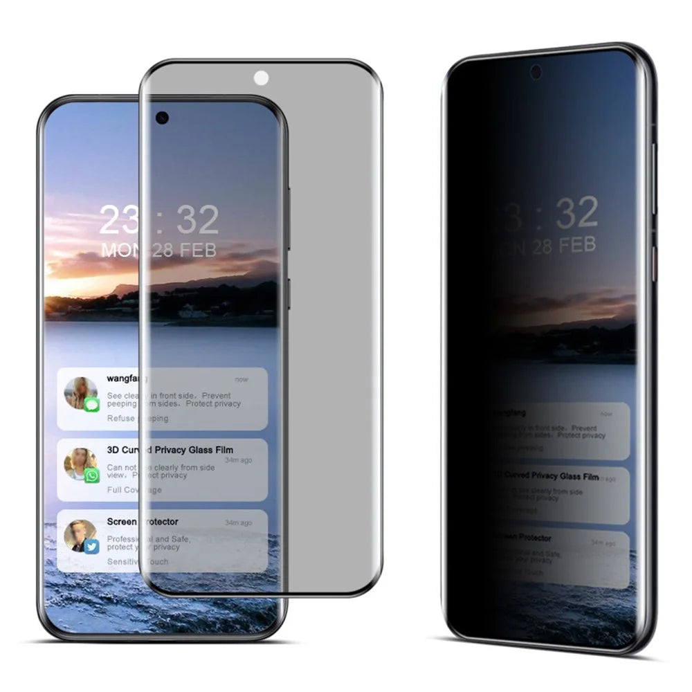 IMAK For Huawei Pura 70 Pro / Pura 70 Pro+ Privacy Screen Protector 3D Curved Shatterproof Tempered Glass Film - 1