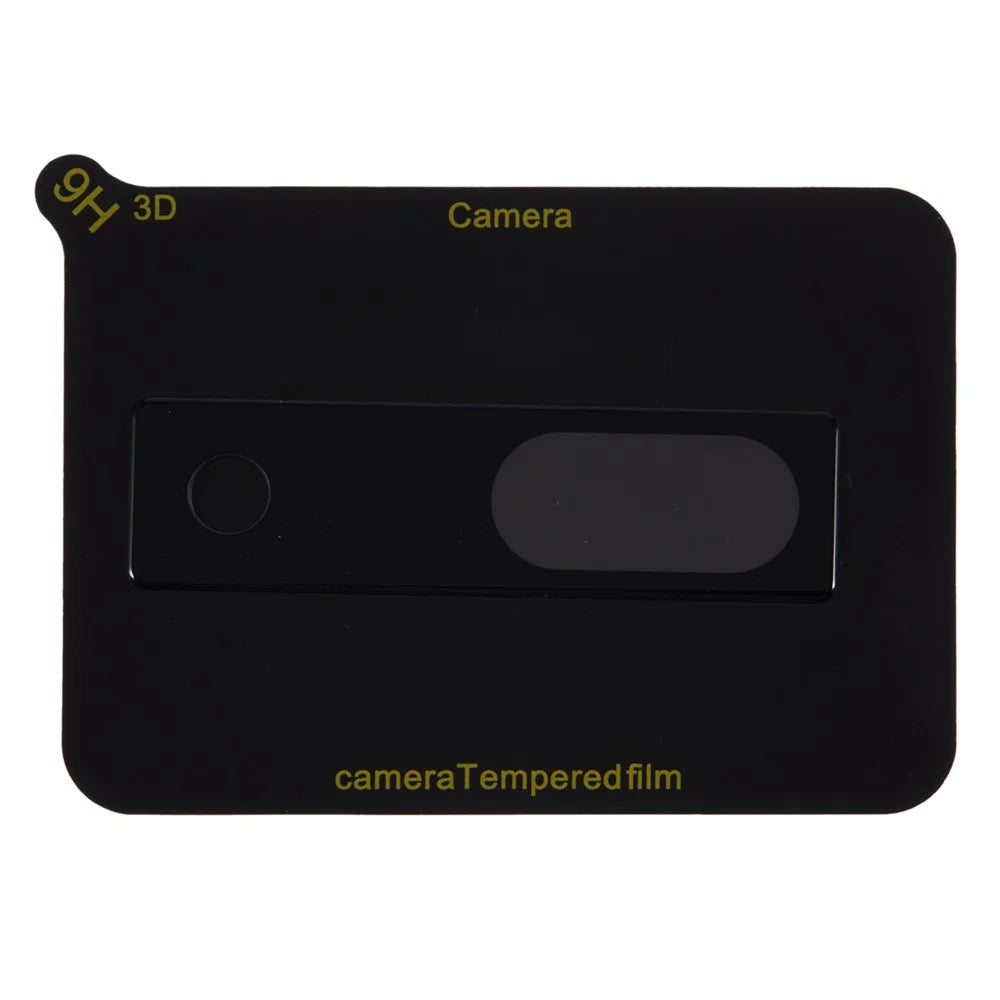 For Google Pixel 8a Camera Lens Protector Ultra Clear Tempered Glass Lens Film - Silk Printing Black - 3