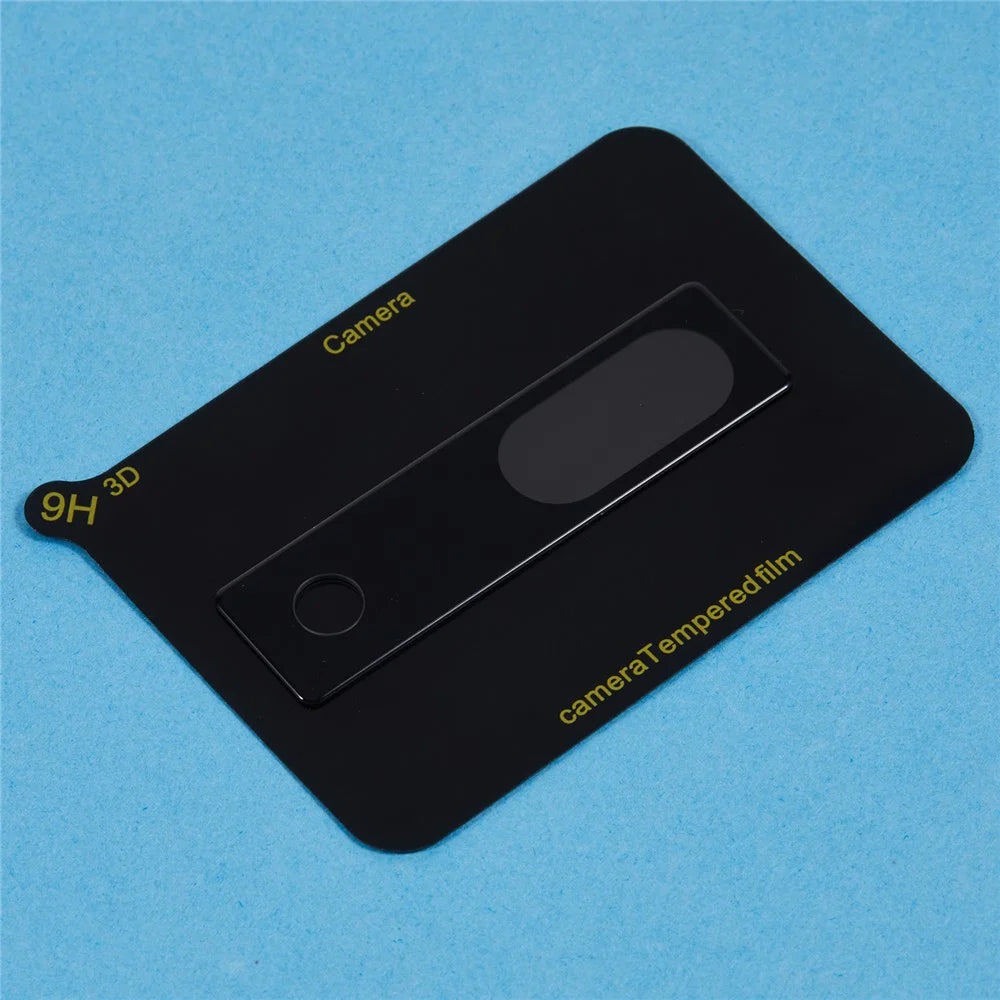 For Google Pixel 8a Camera Lens Protector Ultra Clear Tempered Glass Lens Film - Silk Printing Black - 4