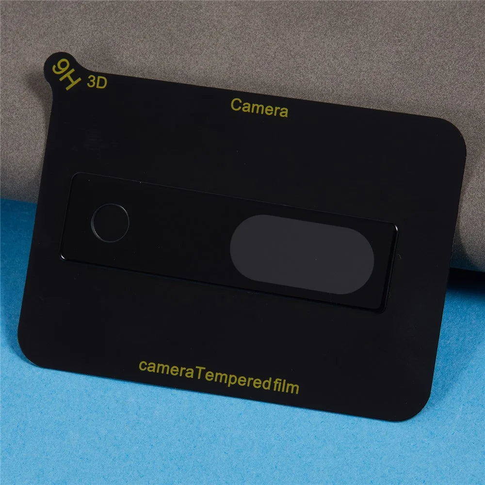 For Google Pixel 8a Camera Lens Protector Ultra Clear Tempered Glass Lens Film - Silk Printing Black - 5