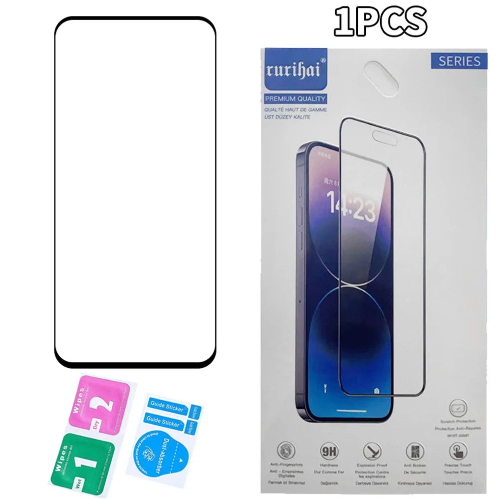 RURIHAI For vivo Y200t 5G Screen Protector Secondary Hardening High Aluminum-Silicon Glass Film - 6
