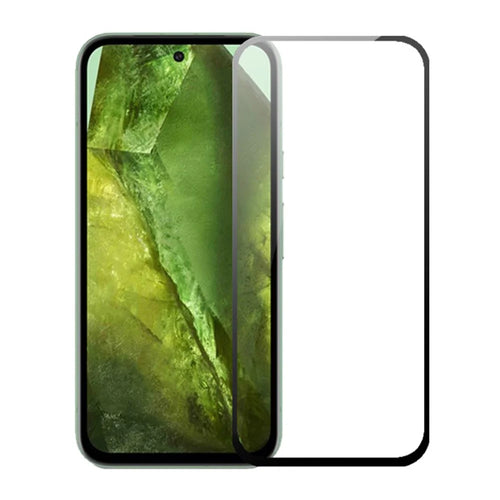 RURIHAI For Google Pixel 8a Phone Screen Protector HD Clear High Aluminum-Silicon Glass Film - 1