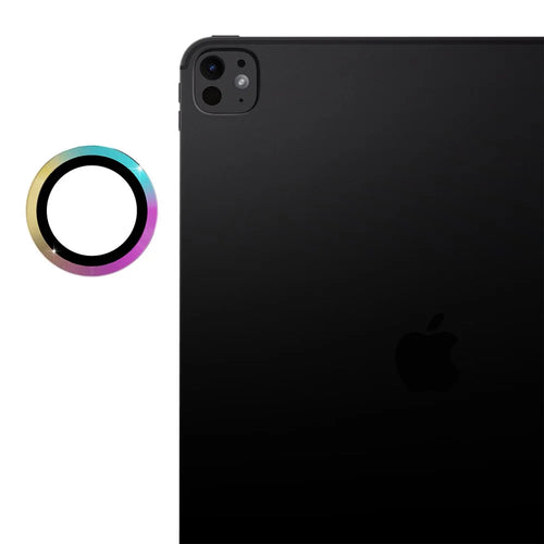 ENKAY HAT PRINCE For iPad Pro 13 (2025) / 13 (2024) Tempered Glass Lens Film Metal Ring Camera Lens Protector - Multi-Color - 1