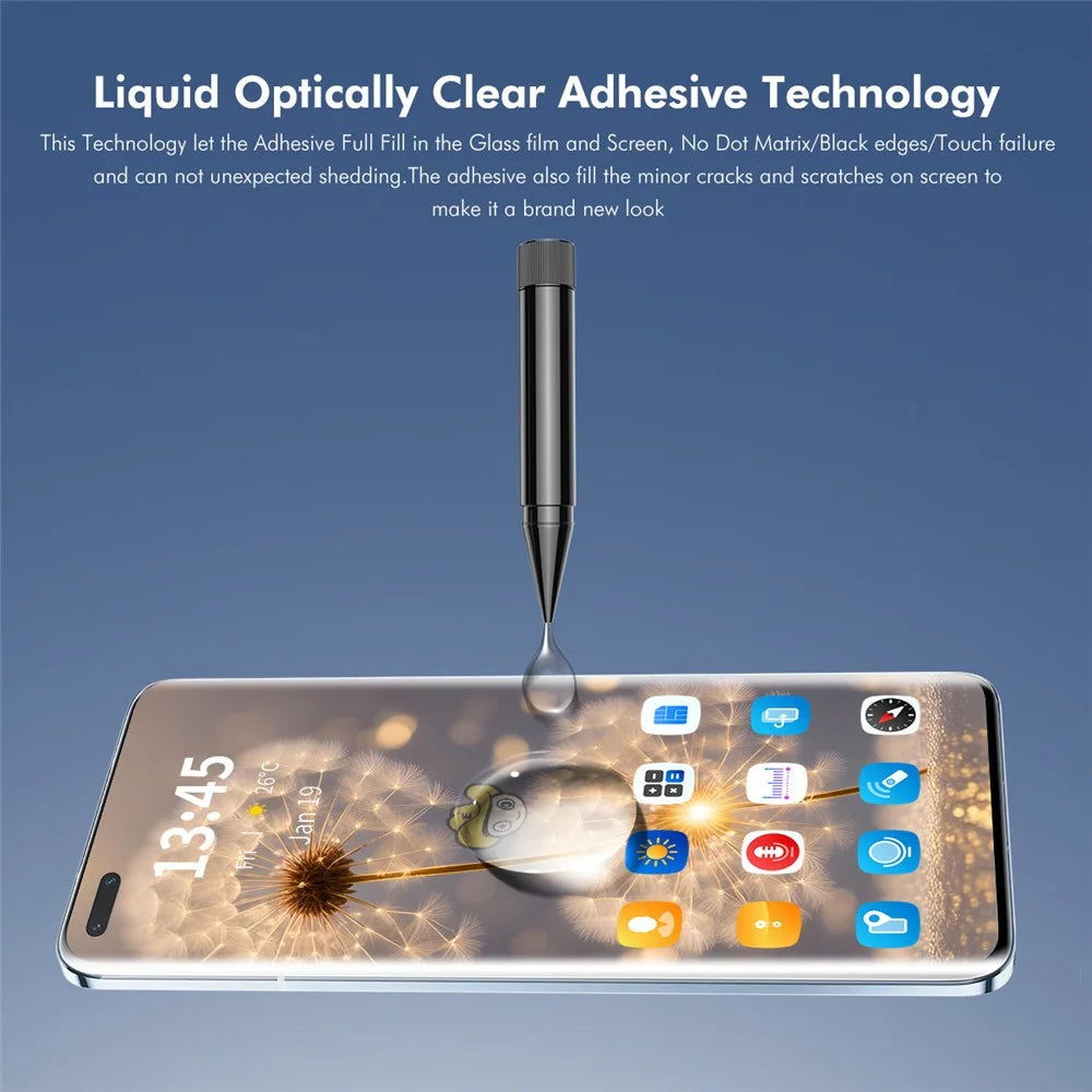 ENKAY HAT PRINCE For Huawei Nova 11 Pro / 11 Ultra Screen Protector UV Curved Sensitive Touch Clear Film Support Fingerprint Unlock - 2