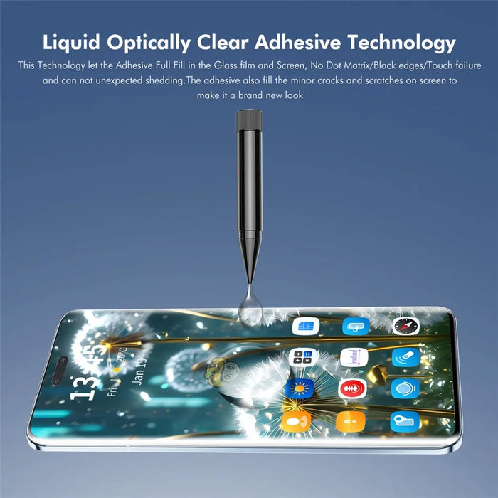 ENKAY HAT PRINCE 2Pcs For Huawei nova 12 Pro 5G / 12 Ultra 5G Screen Protector High Aluminium-Silicon Glass Film Support Fingerprint Unlock - 2