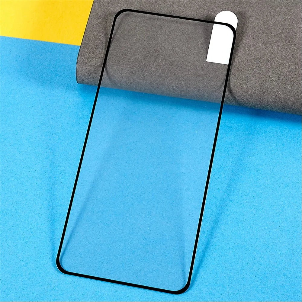 For OnePlus Nord CE4 Lite 5G / Oppo K12x 5G (China) Tempered Glass Electroplating Anti-Fingerprint Silk Printing Full Glue Screen Protector - 3