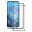 AMORUS 2Pcs For Google Pixel 9 Pro XL Screen Protector Tempered Glass Film Silk Printing Case Friendly - Black - 1