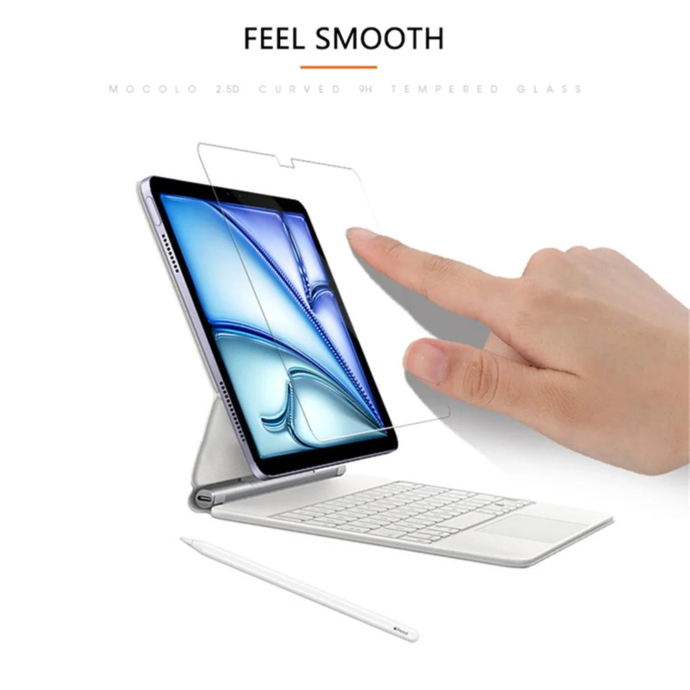 MOCOLO For iPad Air 11 (2026) / (2025) / (2024) Screen Protector HD Bubble Free Tempered Glass Film - 4