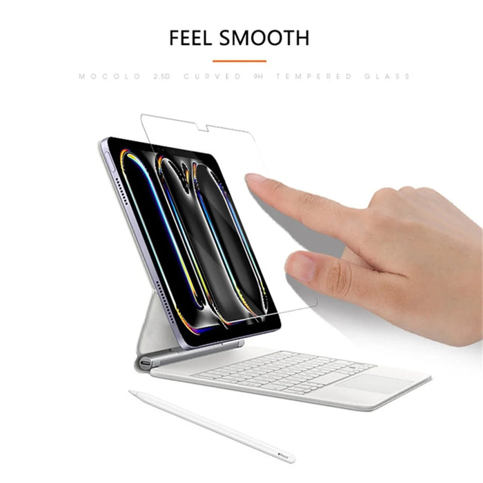 MOCOLO For iPad Pro 11 (2025) / 11 (2024) Screen Protector Tempered Glass High Transparency Film - 4