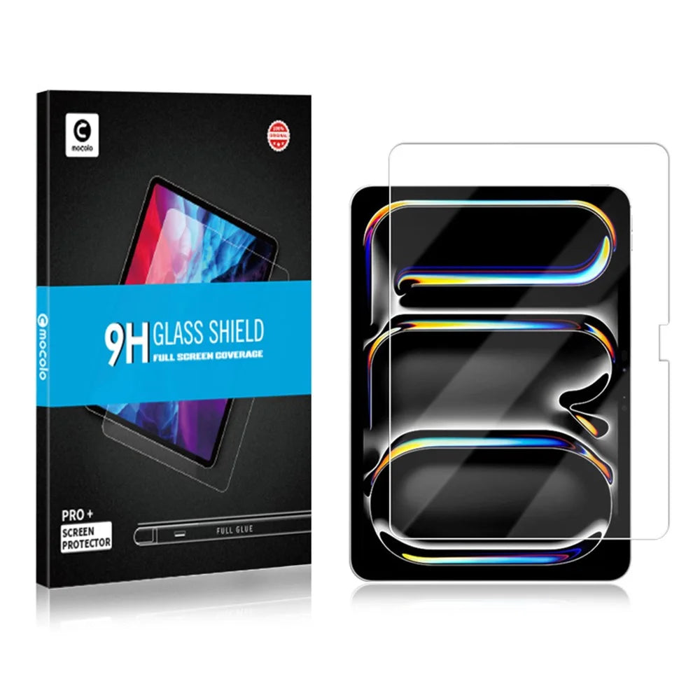 MOCOLO For iPad Pro 11 (2025) / 11 (2024) Screen Protector Tempered Glass High Transparency Film - 7
