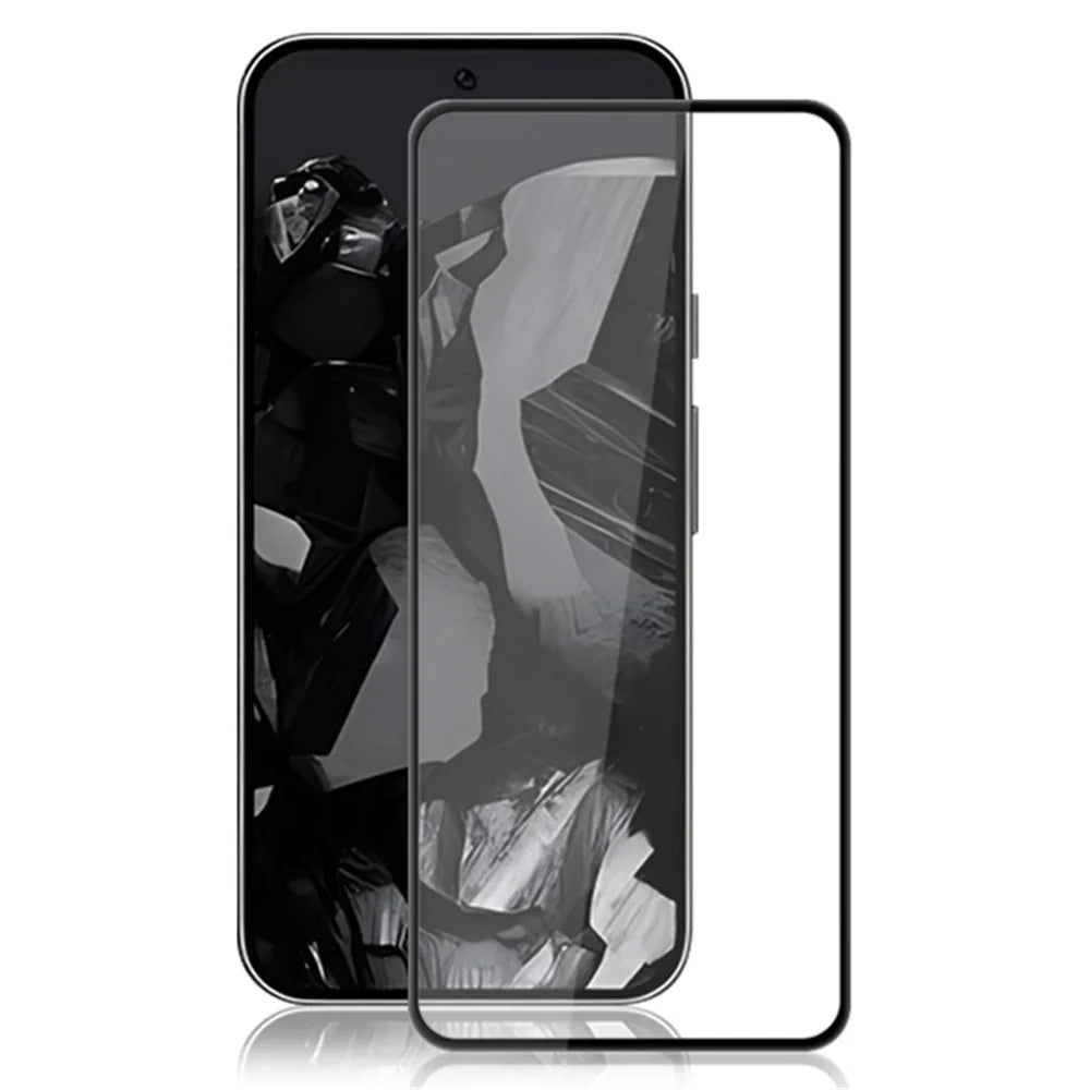 MOCOLO For Google Pixel 9 / Pixel 9 Pro Screen Protector Tempered Glass Silk Printing Film Complete Covering - Black - 1