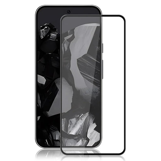 MOCOLO For Google Pixel 9 / Pixel 9 Pro Screen Protector Tempered Glass Silk Printing Film Complete Covering - Black - 1