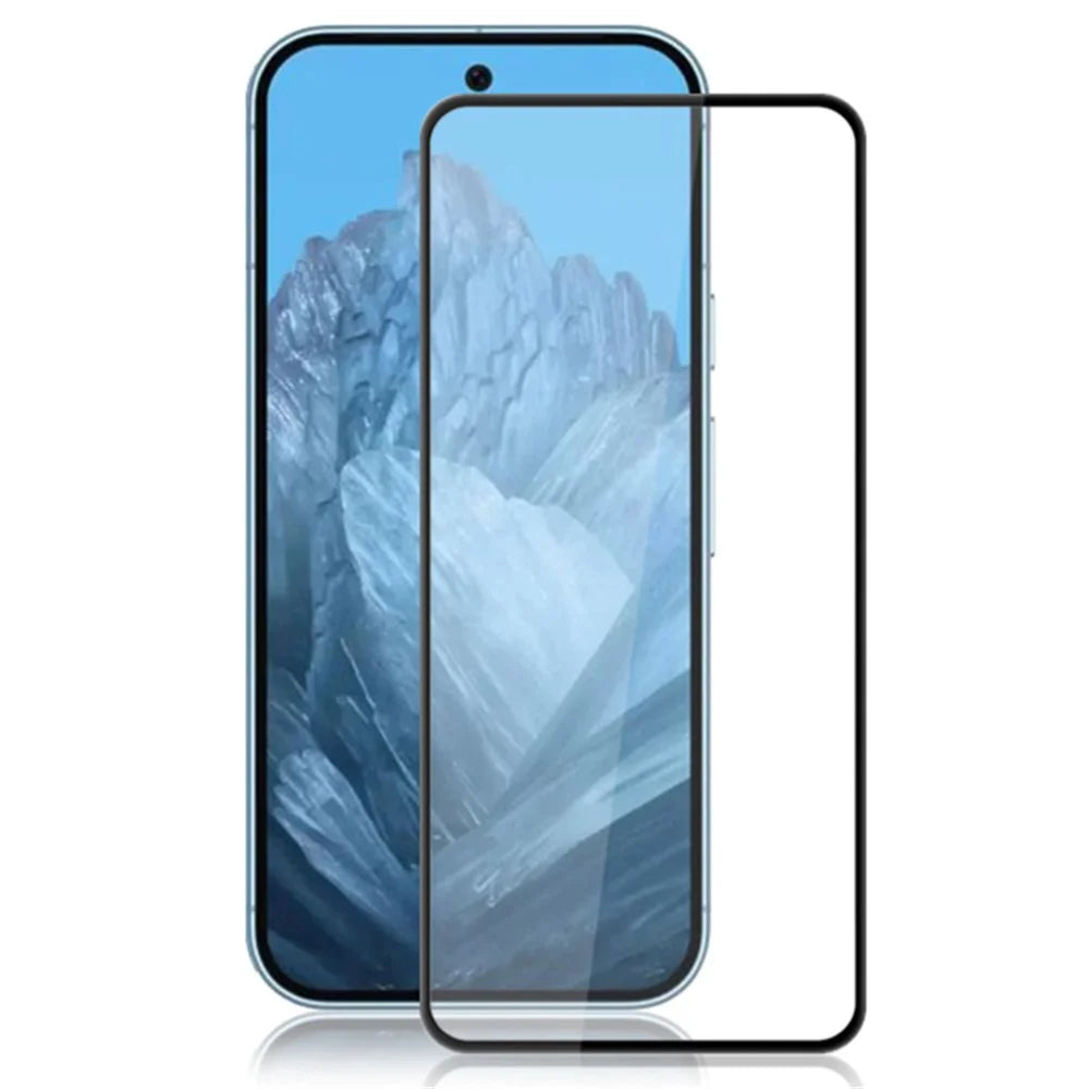 MOCOLO For Google Pixel 9 Pro XL Tempered Glass Screen Protector Anti-Shatter Silk Printing Film, Black - 1