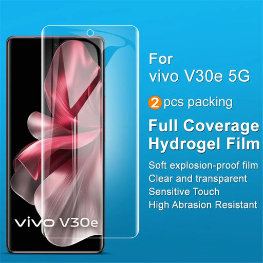 IMAK 2Pcs / Set Hydrogel Film III For vivo V30e 5G Screen Protector Soft TPU Ultra Clear Film - 2