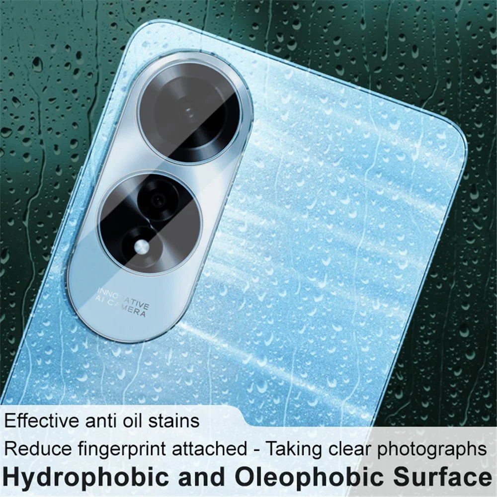 IMAK For Oppo A60 4G Tempered Glass Camera Lens Protector + Acrylic Lens Cap - 3