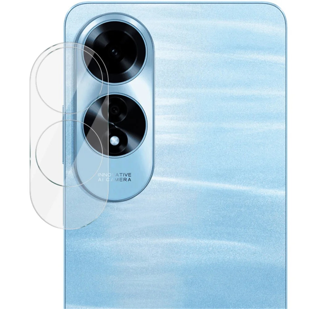 IMAK For Oppo A60 4G Tempered Glass Camera Lens Protector + Acrylic Lens Cap - 6