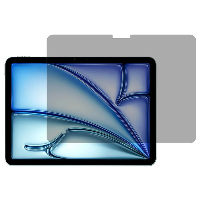For iPad Air 11 (2026) / (2025) / (2024) Privacy Screen Protector Full Coverage Arc Edge Tempered Glass Film - 1