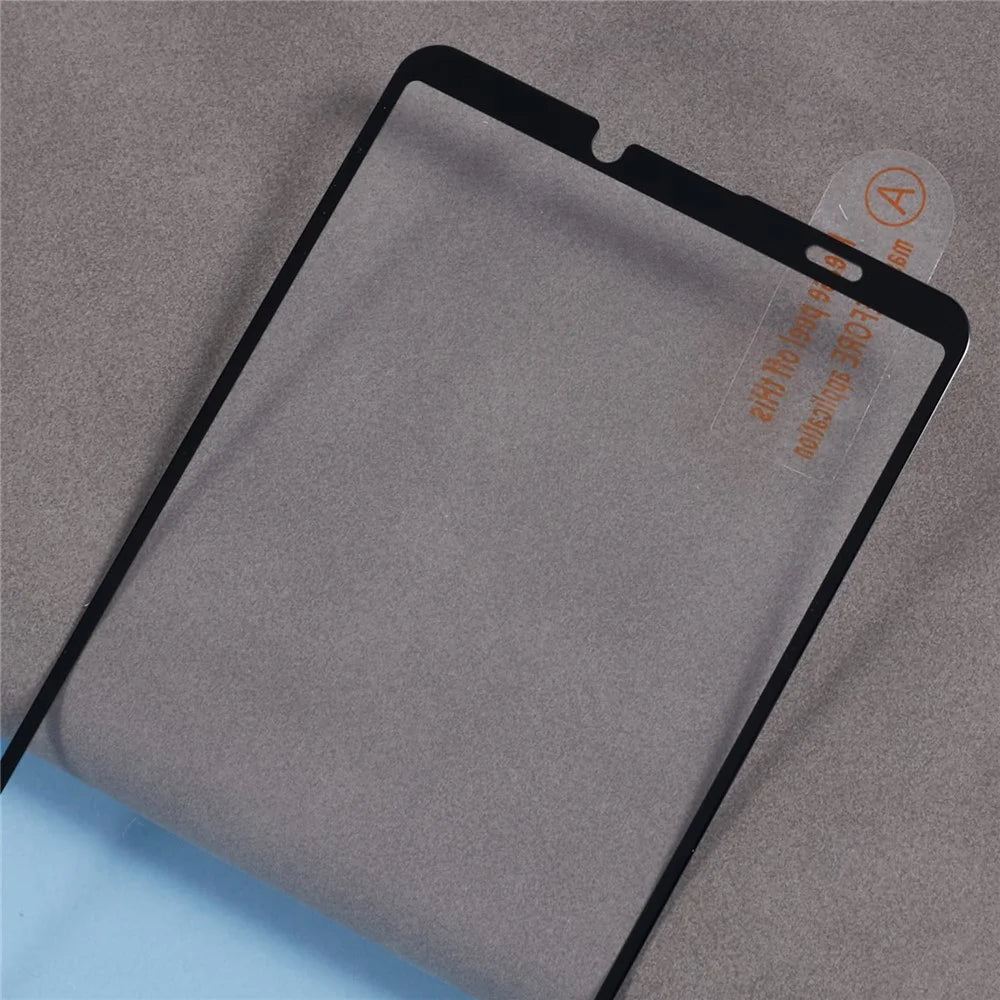 For Sony Xperia 10 VI Tempered Glass Electroplating Anti-Fingerprint Silk Printing Full Glue Screen Protector - 5