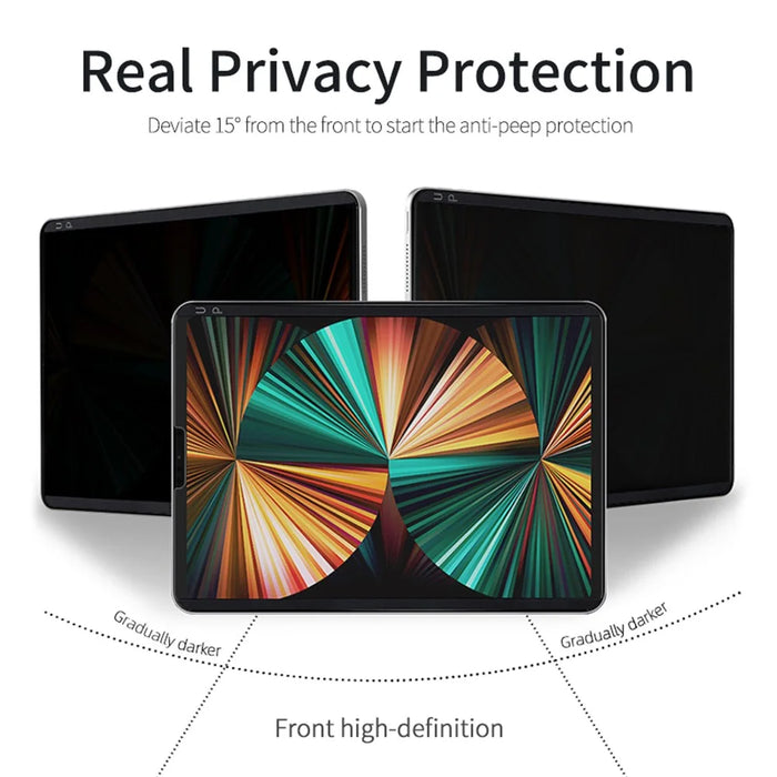 For iPad Air 13 (2026) / (2025) / (2024) Paper-Like Screen Protector Anti-Spy Matte PET Paperfeel Tablet Screen Film - 3