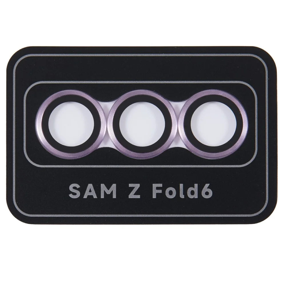 For Samsung Galaxy Z Fold6 5G Camera Lens Protector Set Precise Positioning Individual Lens Film - Purple - 4