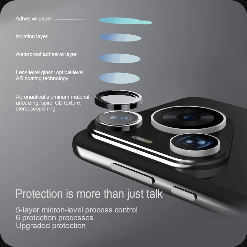 NILLKIN 1 Set For Huawei Pura 70 Pro / 70 Pro+ Camera Lens Protector Clear Rear Lens Film - 3