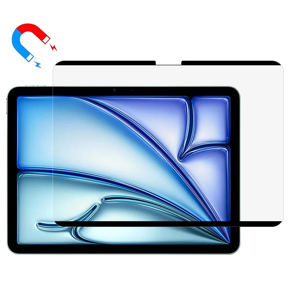 For iPad Air 11 (2026) / (2025) / (2024) Screen Protector Removable Reusable Paper-Feel Magnetic PVC Film - 1