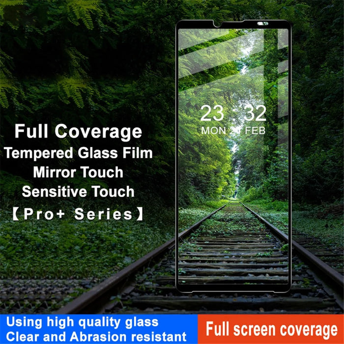IMAK Pro+ Series For Sony Xperia 10 VI Screen Protector Tempered Glass Film Full Coverage Anti-Scratch - 3