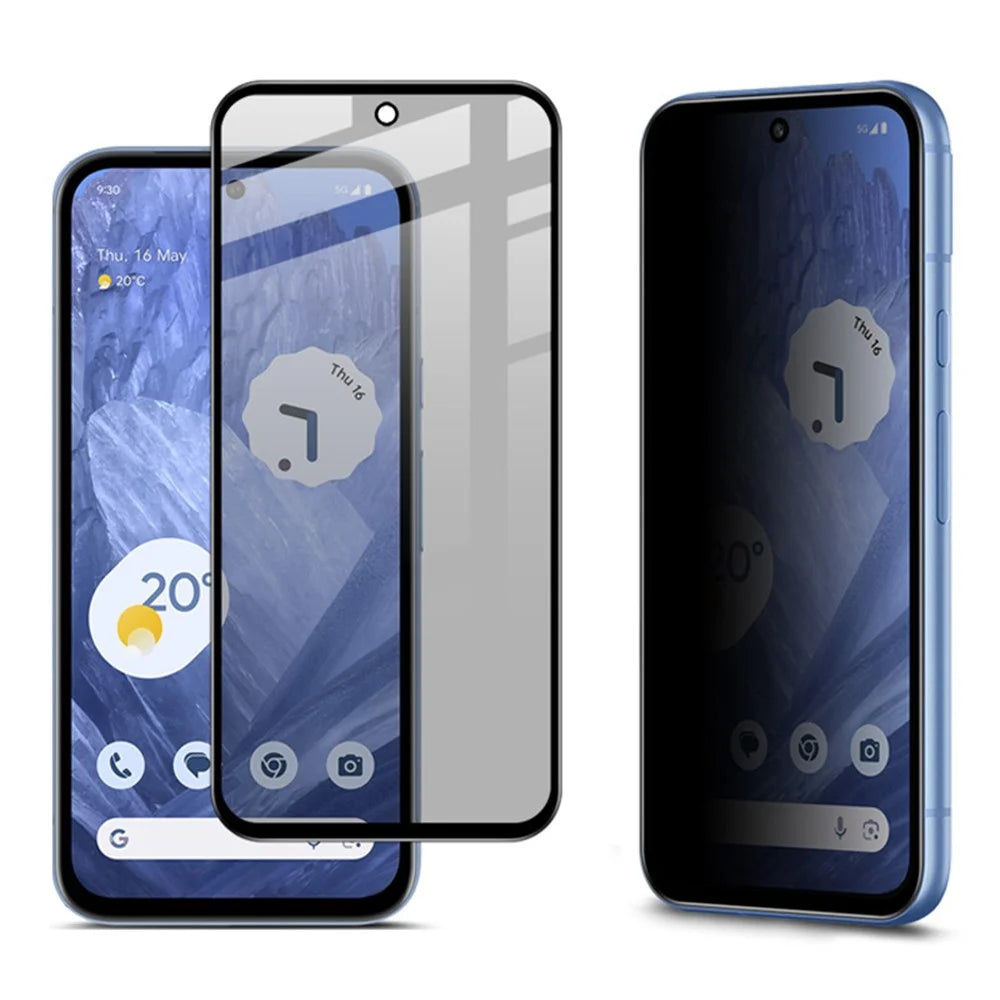 IMAK For Google Pixel 8a Anti-Spy Full Screen Protector Full Glue Tempered Glass Film - 1