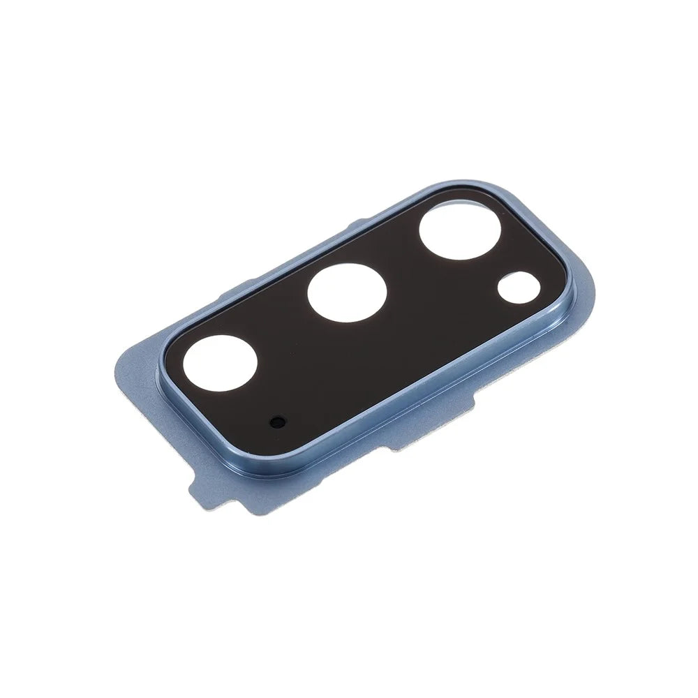 For Samsung Galaxy S20 4G G980 OEM Back Camera Lens Ring Cover with Glass Lens (without Logo) - Blue - 2