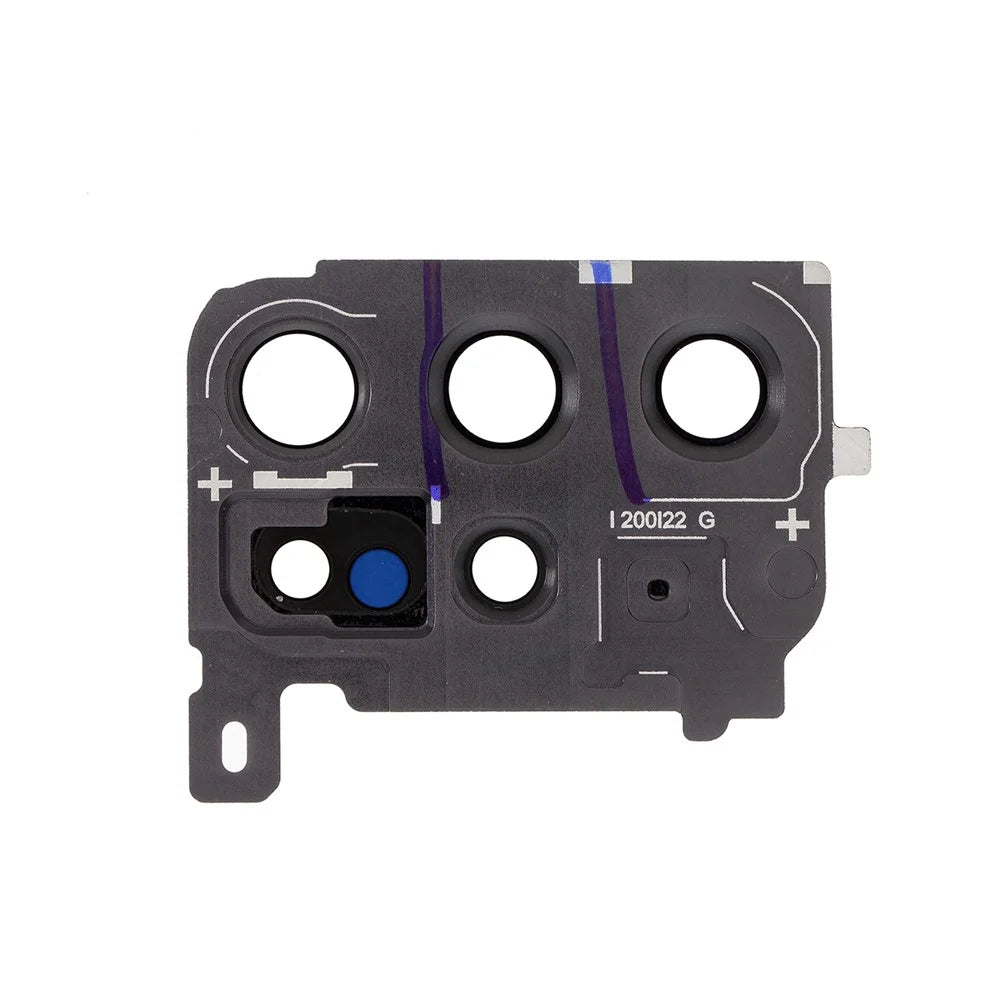 OEM Rear Camera Lens Ring Cover Replacement for Samsung Galaxy S20 Plus 4G G985 (without Logo) - Black - 2