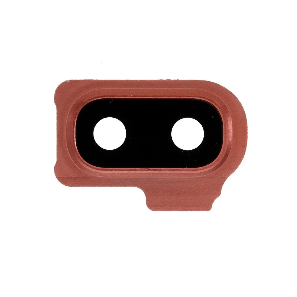 OEM Back Camera Lens Ring Cover with Glass Lens for Samsung Galaxy A20e SM-A202 - Coral - 1