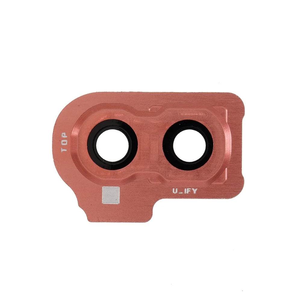 OEM Back Camera Lens Ring Cover with Glass Lens for Samsung Galaxy A20e SM-A202 - Coral - 2