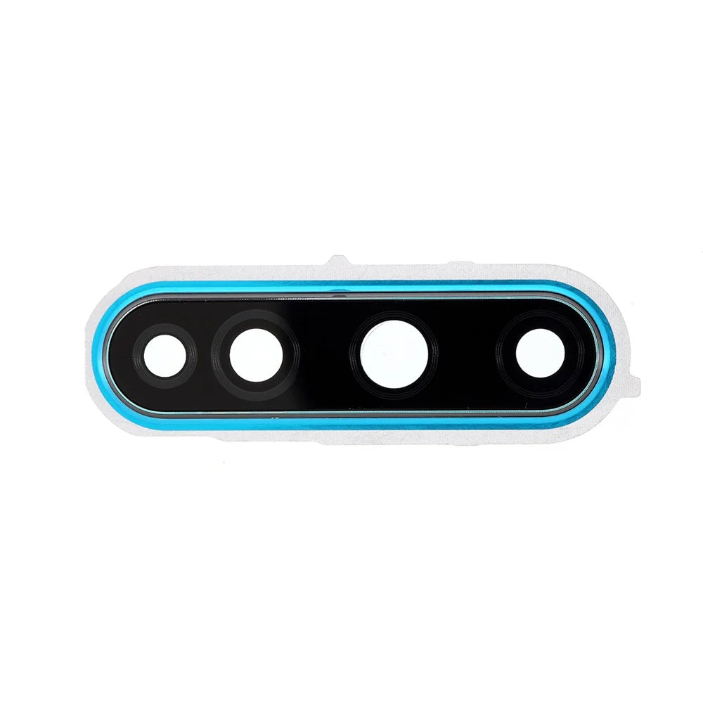 OEM Back Camera Lens Ring Cover with Glass Lens for Huawei nova 6 4G Version - Blue - 2