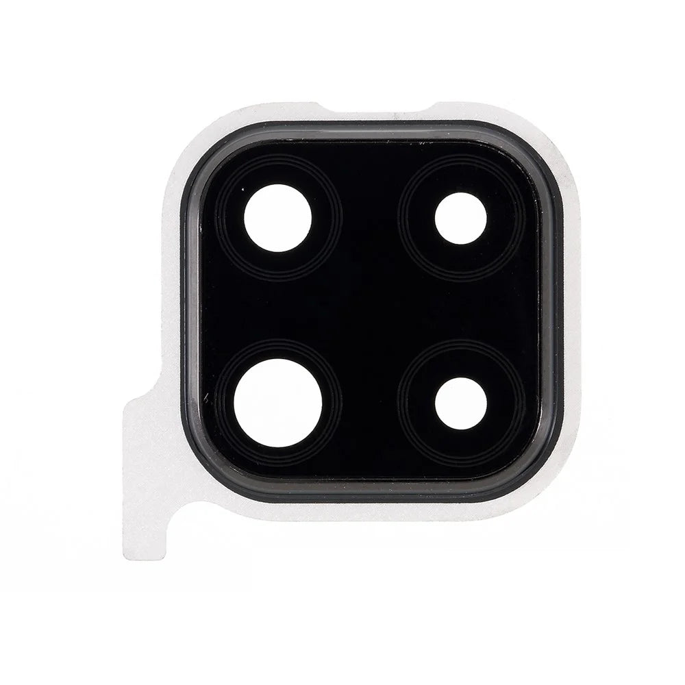 OEM Back Camera Lens Ring Cover with Glass Lens for Huawei nova 5i Pro - Black - 1