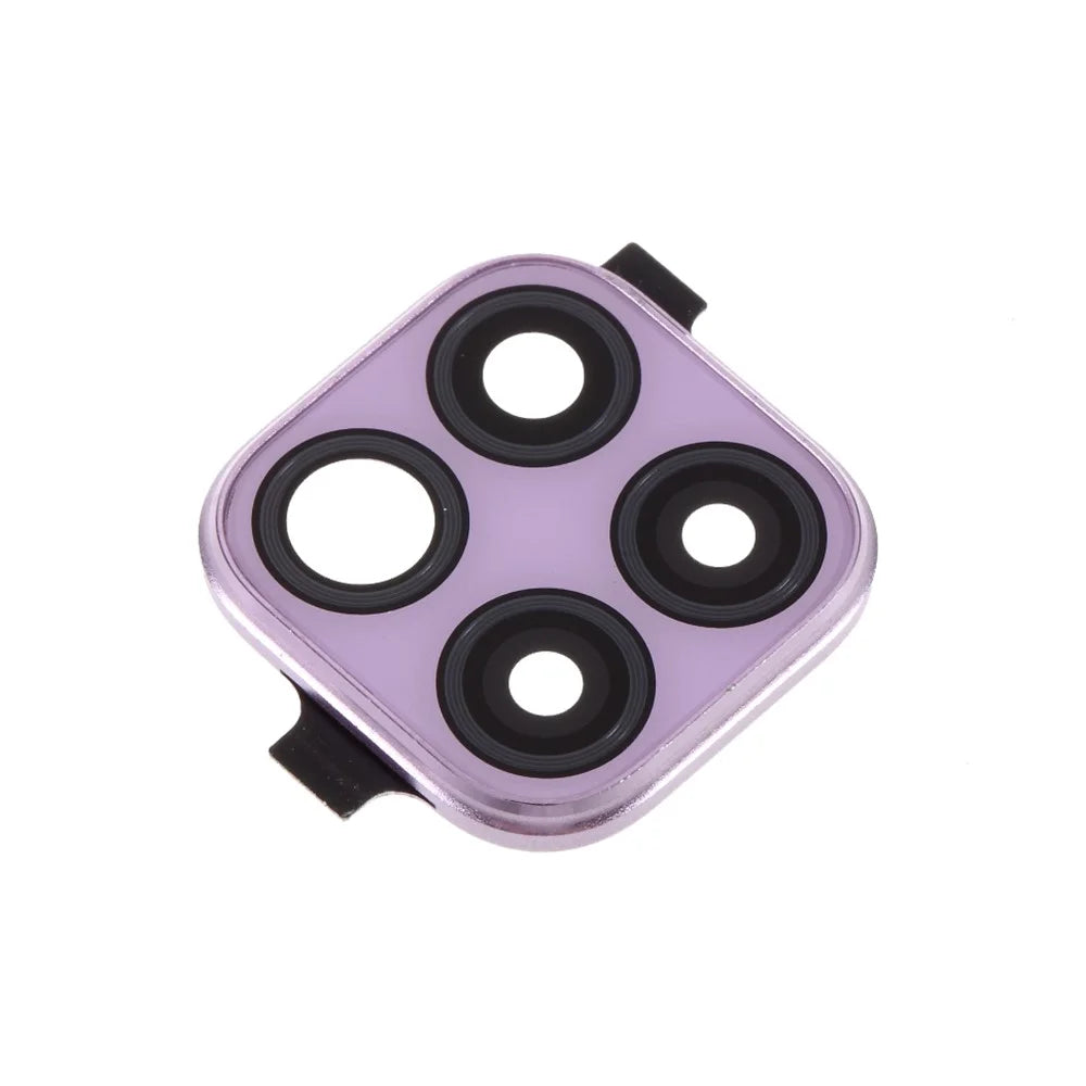 OEM Back Camera Lens Ring Cover with Glass Lens for Huawei P40 lite 4G - Purple - 3