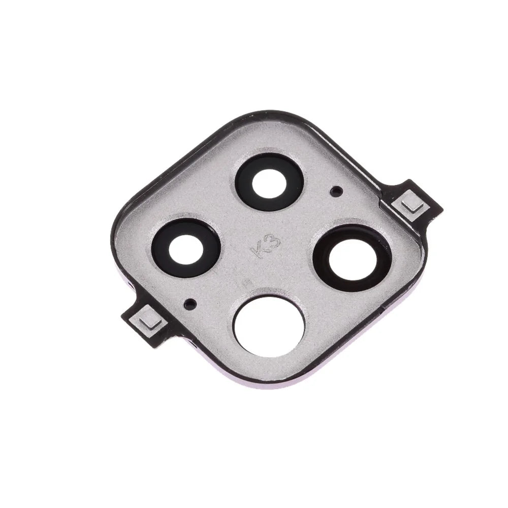 OEM Back Camera Lens Ring Cover with Glass Lens for Huawei P40 lite 4G - Purple - 4