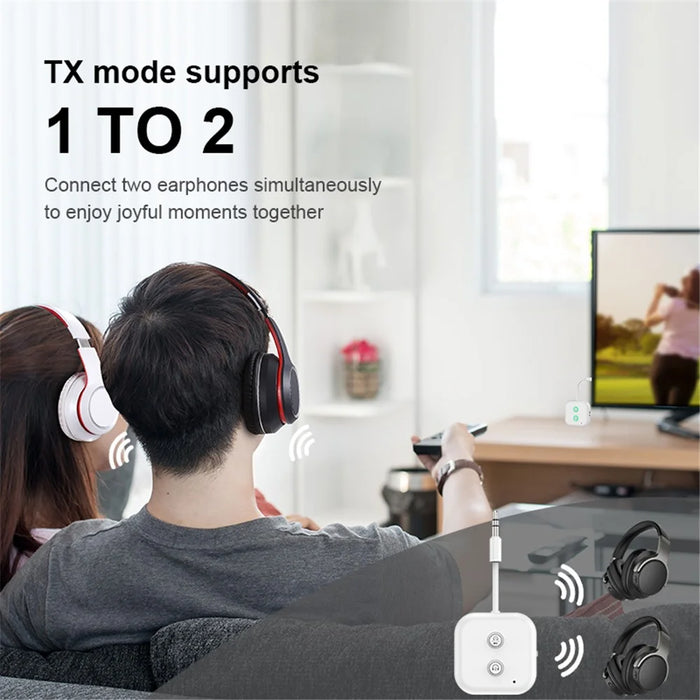 ZF-361 Bluetooth-compatible 5.3 Transmitter Receiver for AirPods 2 Headphones Wireless Audio Adapter - 4