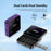 AUAR11 Dual SIM Standby Rotating 2G Phone with 2.4 inch Color Screen - Purple - 6
