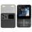 R18 Pro Dual SIM Standby Rotating 2G Phone with 2.4 inch Color Screen - Black - 1