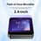 R18 Pro Dual SIM Standby Rotating 2G Phone with 2.4 inch Color Screen - Black - 3