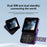 R18 Pro Dual SIM Standby Rotating 2G Phone with 2.4 inch Color Screen - Black - 7