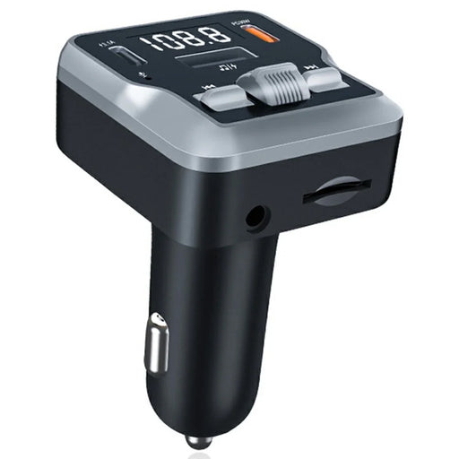 C64 Bluetooth-compatible 5.3 Car Adapter PD 30W Car Charger Handsfree Calling Audio Receiver MP3 Music Player - 1