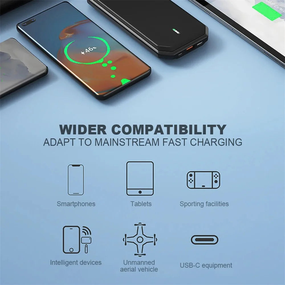 4-in-1 Digital Display Dual Ports Fast Charging Cigarette Lighter Car Charger with iP + Type-C Retractable Cable - 4