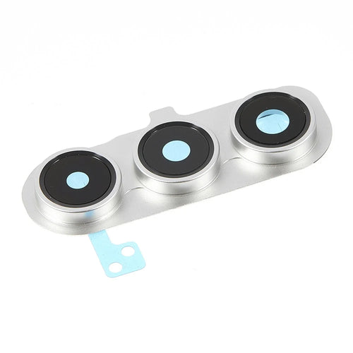 For Samsung Galaxy S24 FE S721 OEM Rear Camera Rim Lens Cover (Without Logo) - Silver - 1