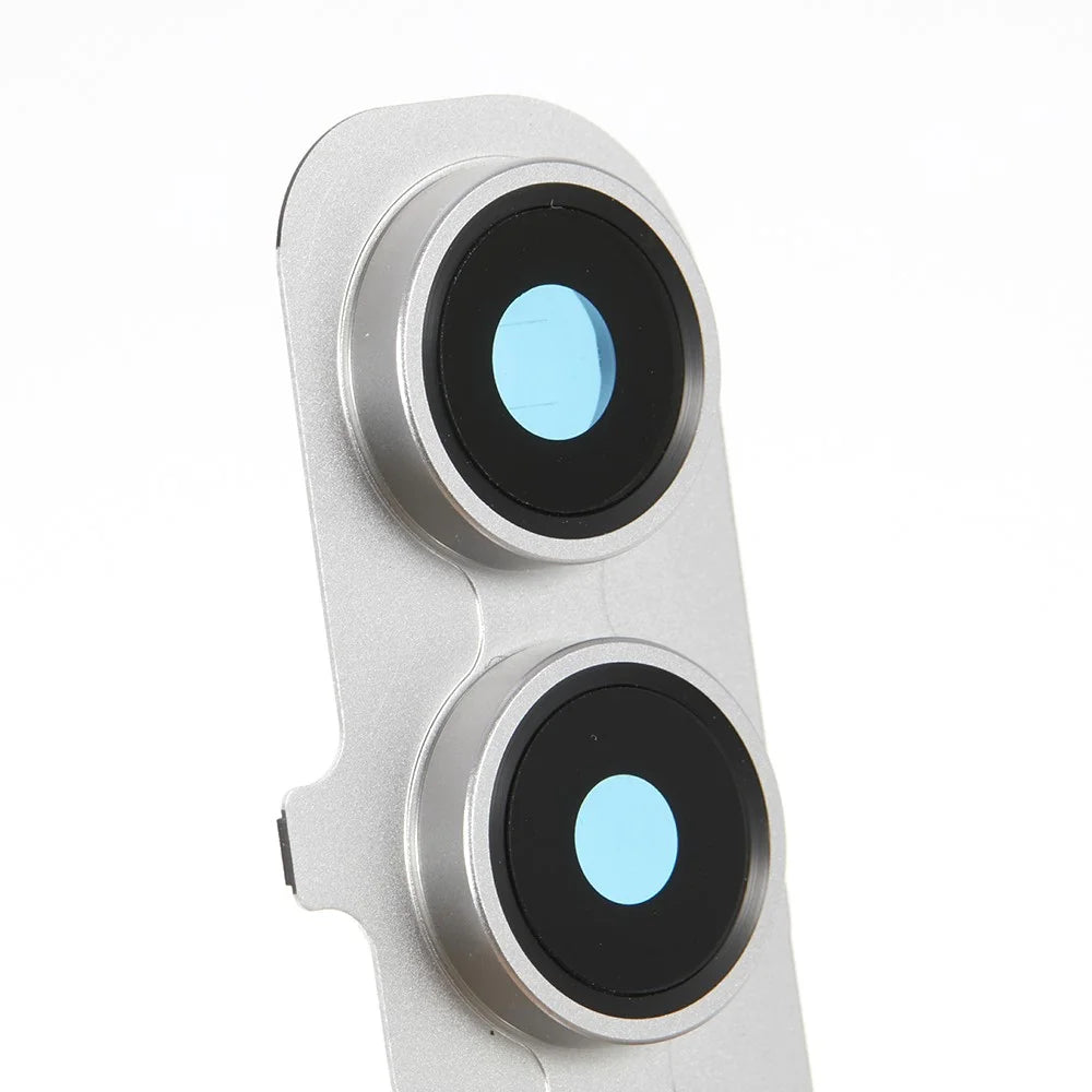 For Samsung Galaxy S24 FE S721 OEM Rear Camera Rim Lens Cover (Without Logo) - Silver - 3